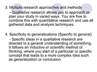 multiple research approaches and methods