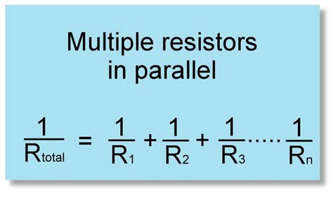Multiple Resistors In Parallel