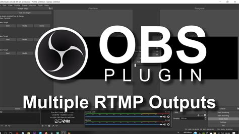 multiple rtmp outputs plugin obs windows