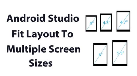 multiple screen sizes in android