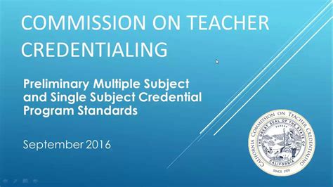 multiple subject credential online