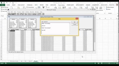 Multiple Workbook Pivot Tables
