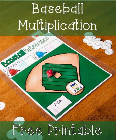 Multiplication Baseball Printable
