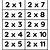 multiplication printable flash cards