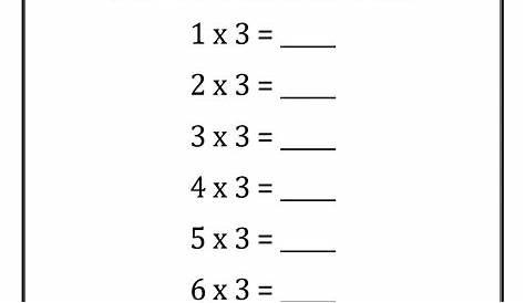 Multiplication Worksheets 2 And 3 Times Tables | Printable