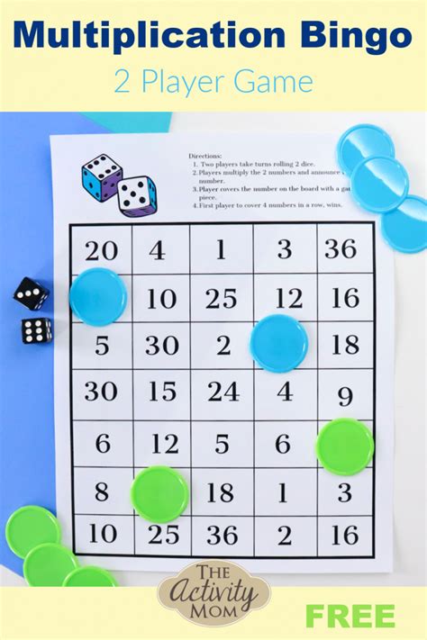 Multiplication Bingo Game Printable