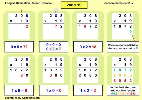 multiplication examples with answers