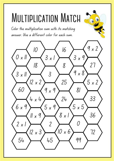 Multiplication Games Printable Year 3