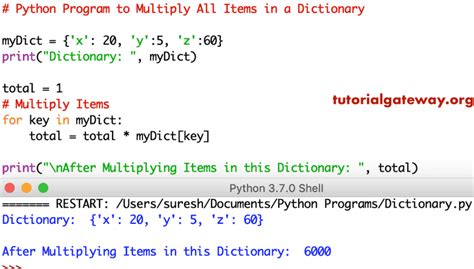 multiply all values in dictionary python