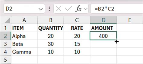 Multiplying in Excel Made Easy