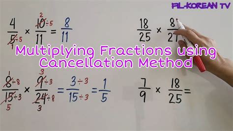 Multiplying Mixed Fractions Using Cancellation