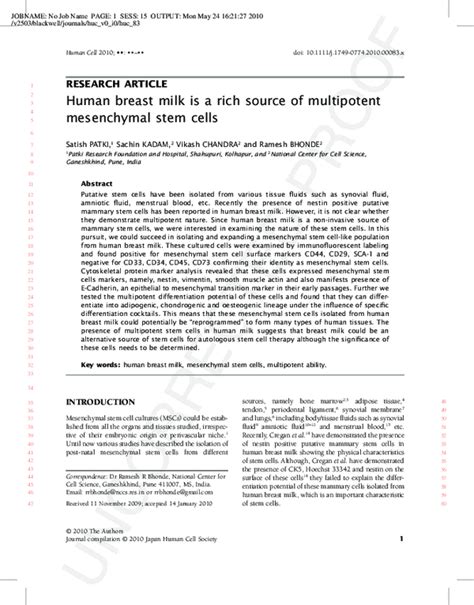 Multipotent Rich Source