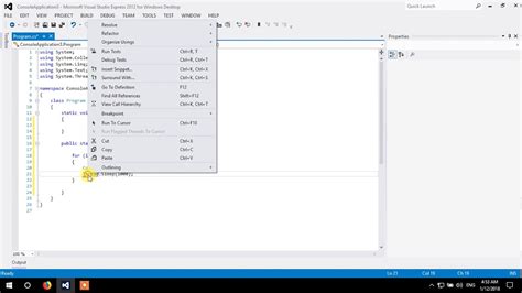 Multithreading In C# Console Application Example