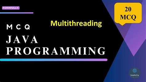 Multithreading Java Mcq