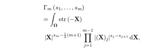 multivariate beta function