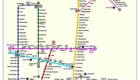 Mumbai Metro Line 3 Map Twenty22India On The Move