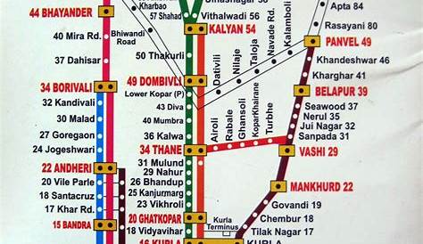 Mumbai Western Railway Station Map • pery