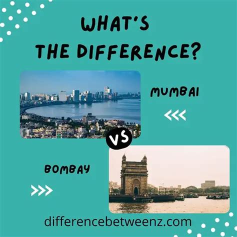 mumbai and bombay difference