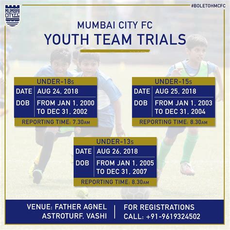 mumbai city fc trials 2023