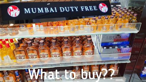 mumbai duty free alcohol