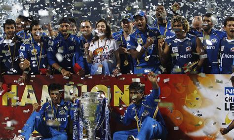 mumbai indians champions league t20 title
