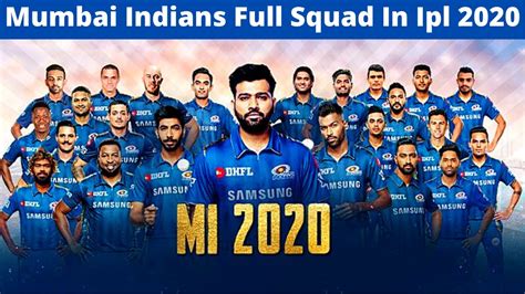 mumbai indians full squad