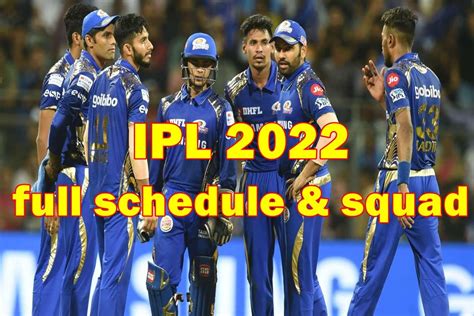 mumbai indians full squad 2022