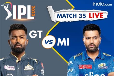 mumbai indians vs gujarat titans score