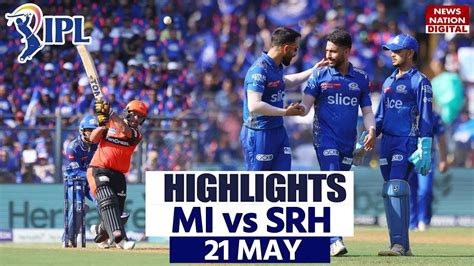 mumbai vs hyderabad highlights match