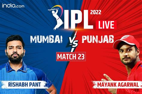 mumbai vs punjab match live score