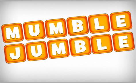 Mumble Jumble Que Es