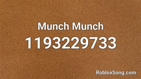 munch roblox id