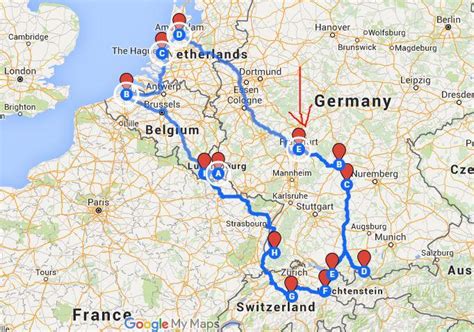 munich to belgium by car