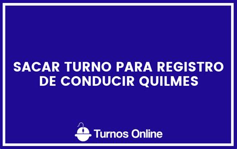 municipalidad de quilmes turnos registro