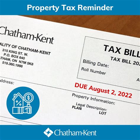 municipality of chatham kent property taxes