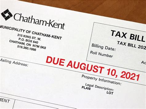 municipality of chatham kent taxes
