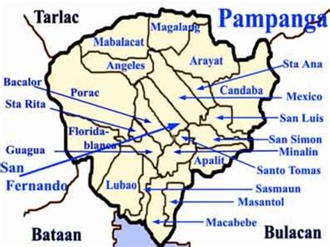 municipality of pampanga list