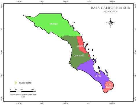 municipios en baja california sur