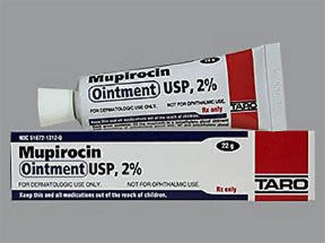 mupirocin cream or ointment