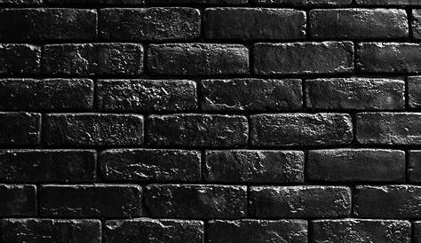 Mur Brique Noir Plaquette De Parement Elégance En Pierre Naturelle,