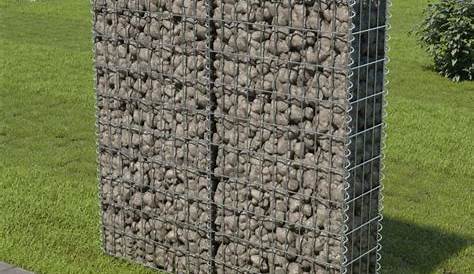 Mur Gabion Leroy Merlin En Aluminium/zinc, Gris, 100 X 50 Cm