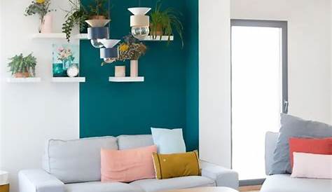 Mur Gris Et Bleu Canard Comment Utiliser La Couleur Dans Sa Déco