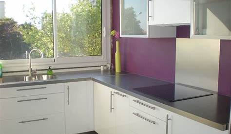 Mur Violet Cuisine Peinture ale 50 Exemples Design Bi Et