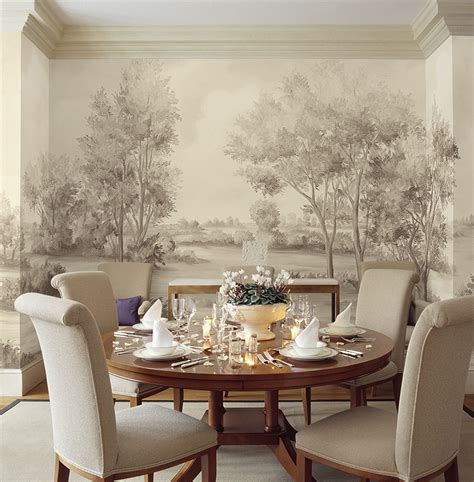 Mural Wallpaper Dining Room