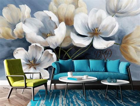 Murals Wallpaper Flowers