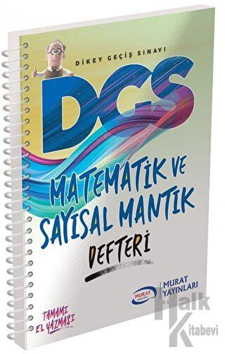 Murat Yayınları DGS Matematik ve Sayısal Mantık Defteri