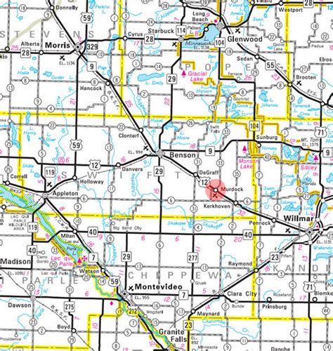 Murdock Minnesota Map