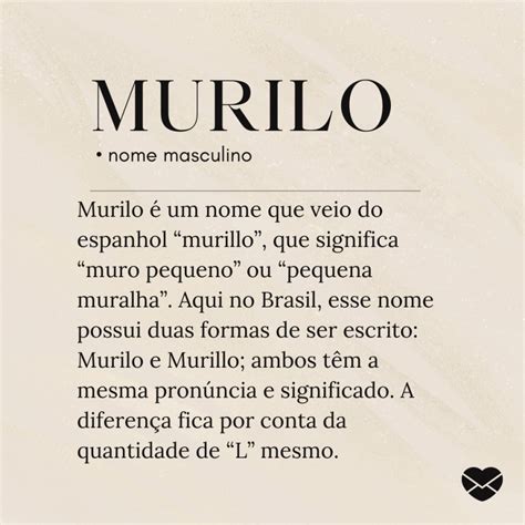 murilo significado e personalidade