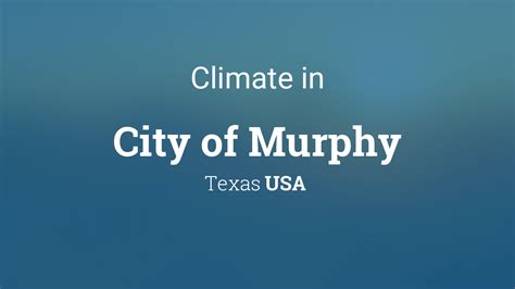 Murphy Tx Weather