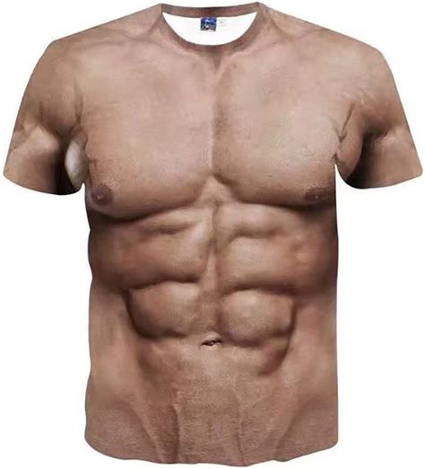 muscle print t shirts for men